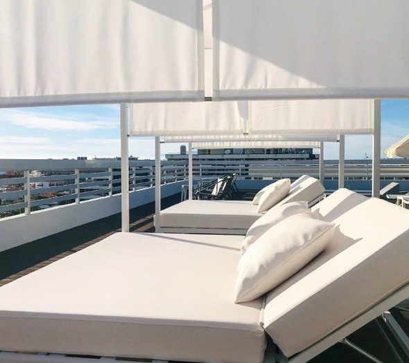 Solarium in the roof terrace with views Coral Suites & Spa  Playa de las Américas