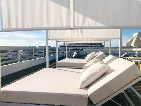Solarium in the roof terrace with views Coral Suites & Spa  Playa de las Américas